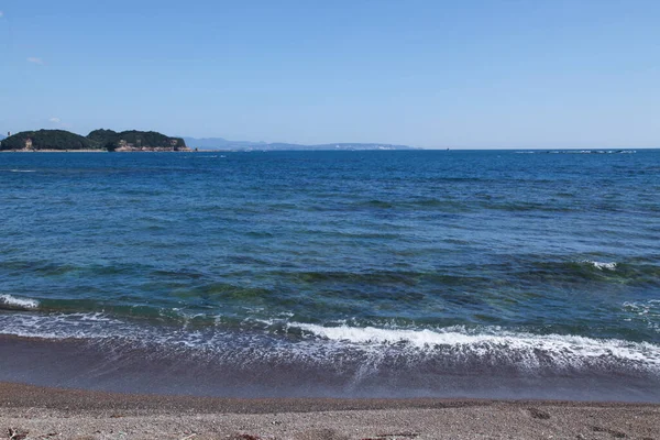 Blauwe zee in wakayama Japan — Stockfoto