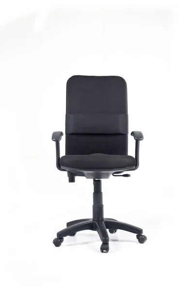 Μαύρο Δερμάτινο Executive Καρέκλα — Φωτογραφία Αρχείου