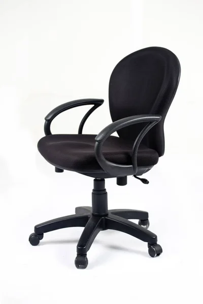 Cadeira Equipe Tecido Preto — Fotografia de Stock