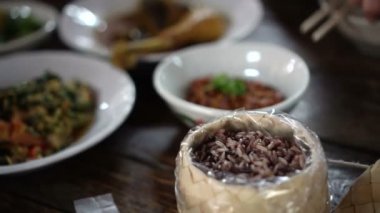Kuzey Tayland Gıda masayı video 4 k