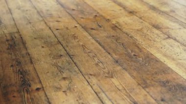 Eski güzel ahşap zemin Europe ev doku hareketli video