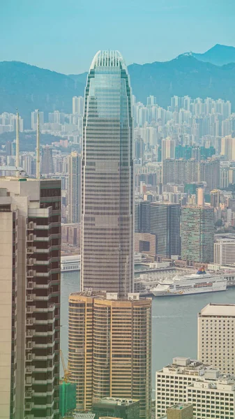 香港商业及房屋大厦关闭 — 图库照片