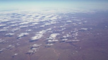 Güney Afrika Manzara Görünümü Uçuş Johannesburg Cape Town Bulut Formları için