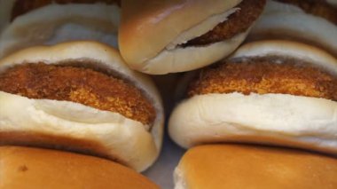 Japon Tonkatsu Fries Domuz Tava Ekmek Popüler Yemek Japonya'da