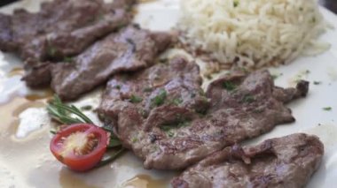 Zebra bifteği Güney Afrika mutfağı oyun eti