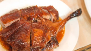Kızarmış kaz bbq Hong Kong Catonese tarzı bbq
