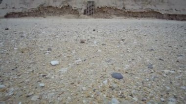 Dahshur Giza Mısır 'daki Bent Piramidinin video panoramik görüntüsü
