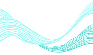 Elle çizilmiş çizgiler girdaplı organik çerçeve arkaplan çizimi