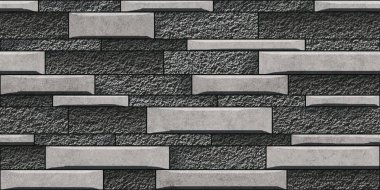 renkli dijital dikişsiz yükseklik (tuğla) duvar karoları tasarımı