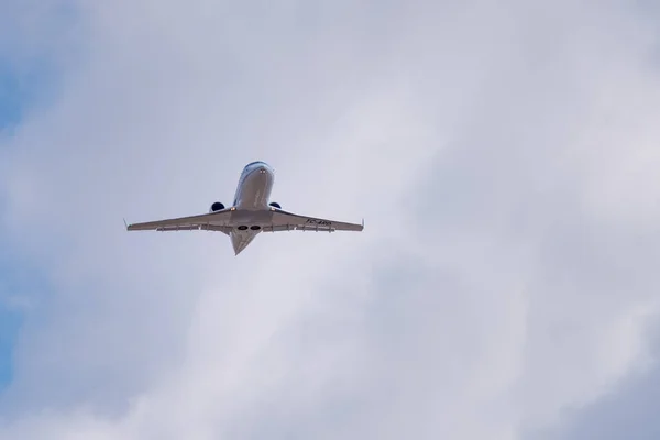 Νοβοσιμπίρσκ Ρωσία Απριλίου 2018 Bombardier Challenger 604 600 2B16 Arkasair — Φωτογραφία Αρχείου