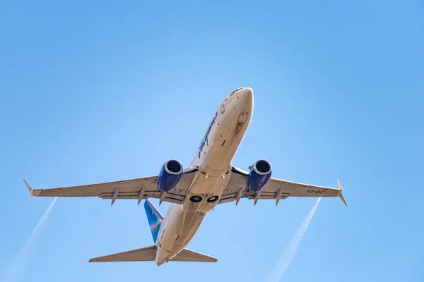 Νοβοσιμπίρσκ Ρωσία Απριλίου 2018 Boeing 737 86N Biz Yakutia Αεροπορικές — Φωτογραφία Αρχείου