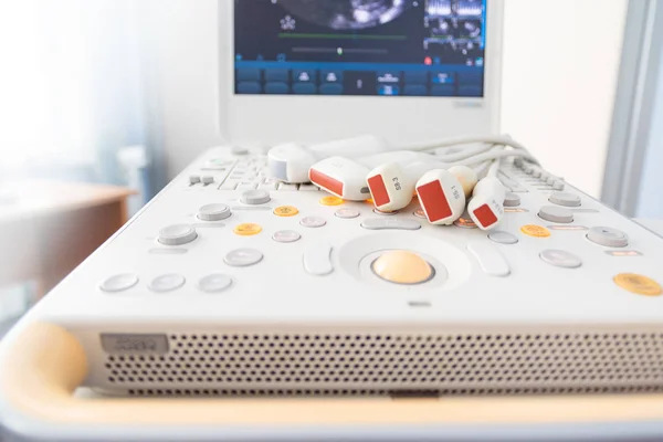 Modern Sensors Ultrasound Examination — Stock Photo, Image