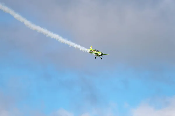 Novosibirsk Ryssland Augusti 2018 Lång Vinkel Syn Yak Himlen Utför — Stockfoto