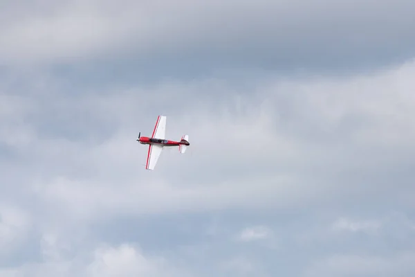 Novosibirsk Rusland Augustus 2018 Voert Barca Kunstvlieger Team Aerobatics Mochishche — Stockfoto