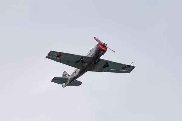 Novosibirsk Ryssland Augusti 2018 Barca Aerobatic Team Utför Konstflygning Mochishche — Stockfoto