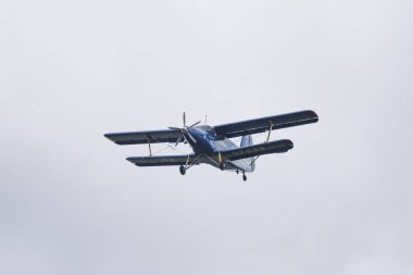 Novosibirsk, Rusya - 5 Ağustos 2018: 2 bir ra-07898 Sovyetler ışık çok amaçlı uçak airshow Mochishche içinde