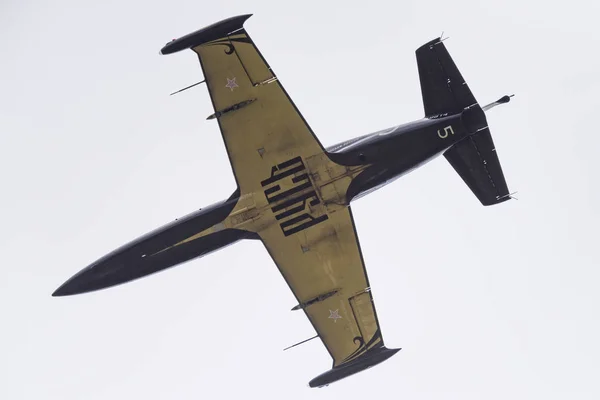 Novosibirsk Russia August 2018 Aerobatic Team Russ Aircraft Albatross Performs — Stock Photo, Image