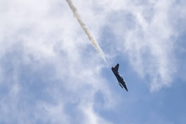 Novosibirsk Rusya Federasyonu Ağustos 2018 Akrobasi Ekibi Russ Albatros Uçakta — Stok fotoğraf