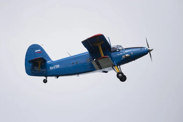 Nowosibirsk Russland August 2018 07898 Sowjetisches Leichtes Mehrzweckflugzeug Auf Airshow — Stockfoto