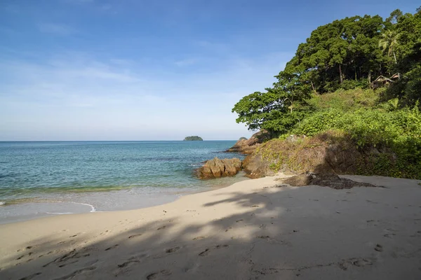 Bred Betraktningsvinkel Havet Från Den Östra Kusten Koh Chang Island — Stockfoto