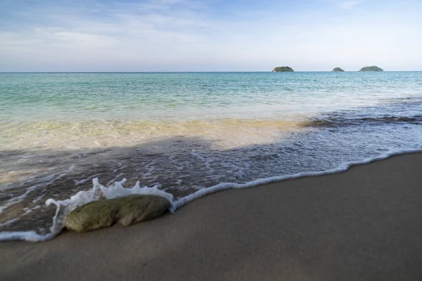 Bred Betraktningsvinkel Havet Från Den Östra Kusten Koh Chang Island — Stockfoto