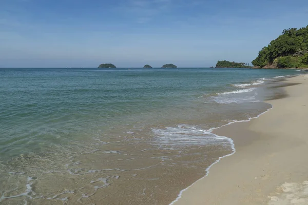 Bred Betraktningsvinkel Havet Från Den Östra Kusten Koh Chang Island — Stockfoto