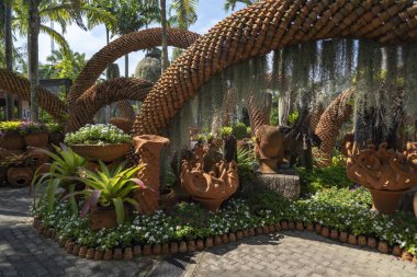 Tropikal Bahçe Nong Nooch. Pattaya, Tayland.