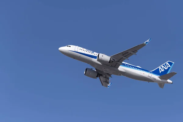 空客 A320-271n Ja219a 全日空（Ana). — 图库照片