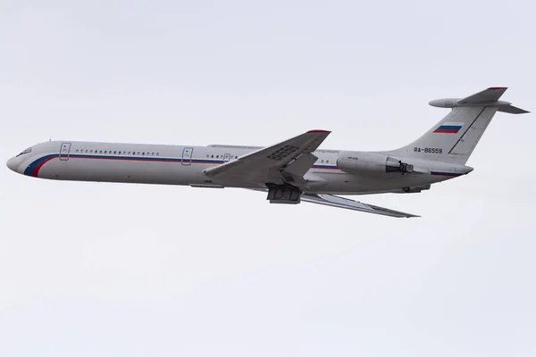 伊柳辛伊尔-62m Ra-86559罗西娅 - 特别航班. — 图库照片