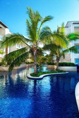 Dominik Cumhuriyeti, Punta cana, Saona Adası - Mano Juan Beach. Balıkçı köyü