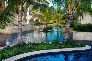 Dominik Cumhuriyeti, Punta cana, Saona Adası - Mano Juan Beach. Balıkçı köyü