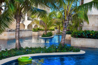 Dominik Cumhuriyeti, Punta cana, Saona Adası - Mano Juan Beach. Balıkçı köyü