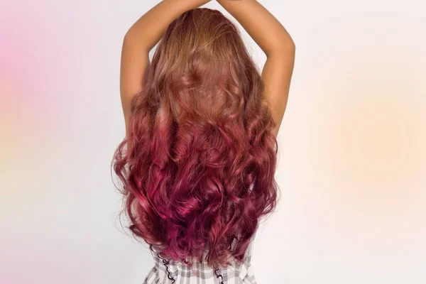 Mooie Gezonde Natuurlijke Haar Beauty Hair — Stockfoto