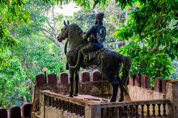 Temple Hindou Dans Jungle Maharashtra Inde Traduction Est Temple Seigneur — Photo