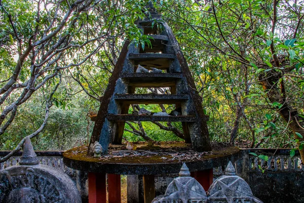 Hindu Temple Jungle Maharashtra India Translation Temple Lord Shiva — Stock Photo, Image