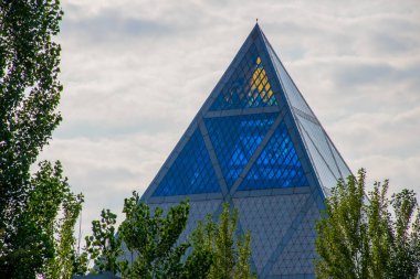 Gündüz Astana şehrinden geçerek, Kazakistan  