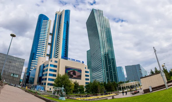 Viajando Pela Cidade Astana Durante Férias Cazaquistão — Fotografia de Stock