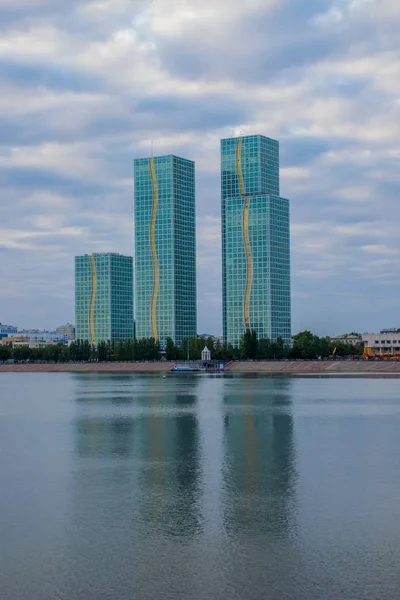 Viajando Pela Cidade Astana Durante Férias Cazaquistão — Fotografia de Stock