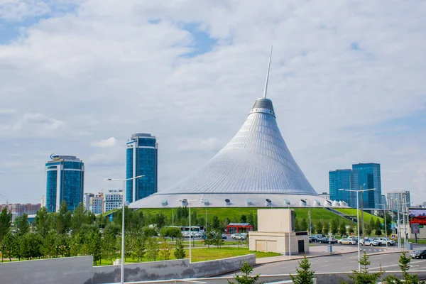 Reizen Door Astana Stad Tijdens Vakantie Kazachstan — Stockfoto