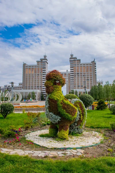 Viajando Por Ciudad Astana Durante Sus Vacaciones Kazajstán — Foto de Stock