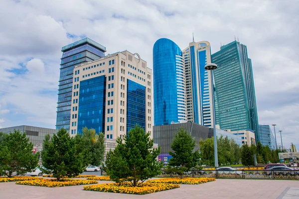 Cestování Městě Astana Během Dovolené Kazachstán — Stock fotografie
