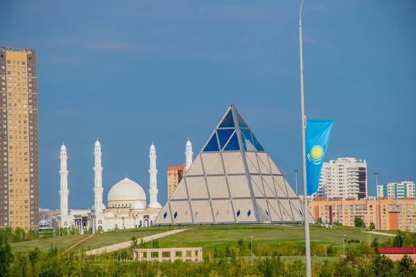 Viajando Por Ciudad Astana Durante Día Kazajstán — Foto de Stock