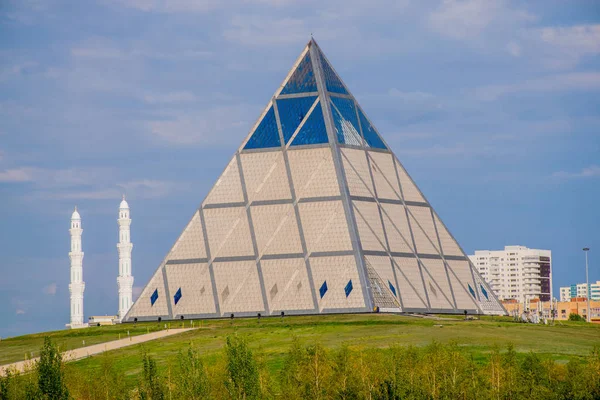 Viaggiando Astana Città Giorno Kazakistan — Foto Stock