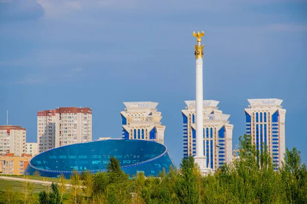 Viajando Por Ciudad Astana Durante Día Kazajstán — Foto de Stock