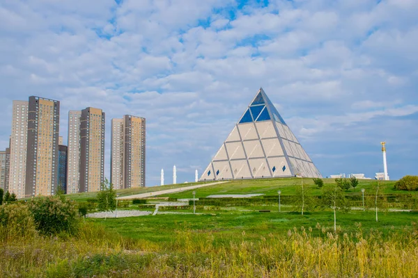 Viajando Por Ciudad Astana Durante Día Kazajstán — Foto de Stock