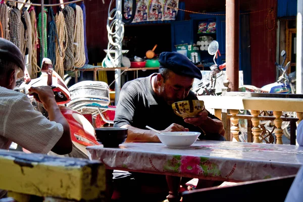 Viaggiando Cina Occidentale Uiguro Turkestan — Foto Stock