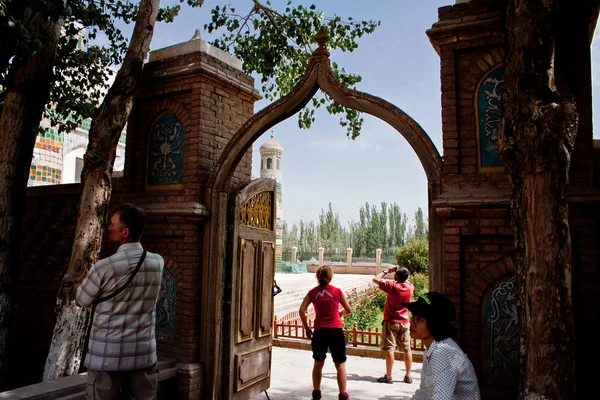 Ταξιδεύουν Από Δυτική Κίνα Ουιγούρ Τουρκεστάν — Φωτογραφία Αρχείου