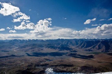 Kaşgar şehri yakınlarındaki Çin Pamir dağları. Orta Asya'da aktif yaşam, tırmanma, yürüyüş ve trekking için en iyi yer.