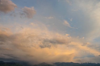 Havadan görünüm, Almatı, Qazaqstan, Kazakistan