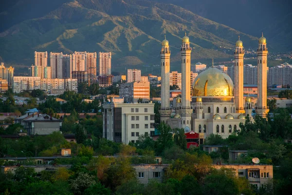 Havadan görünüm, Almatı, Qazaqstan, Kazakistan